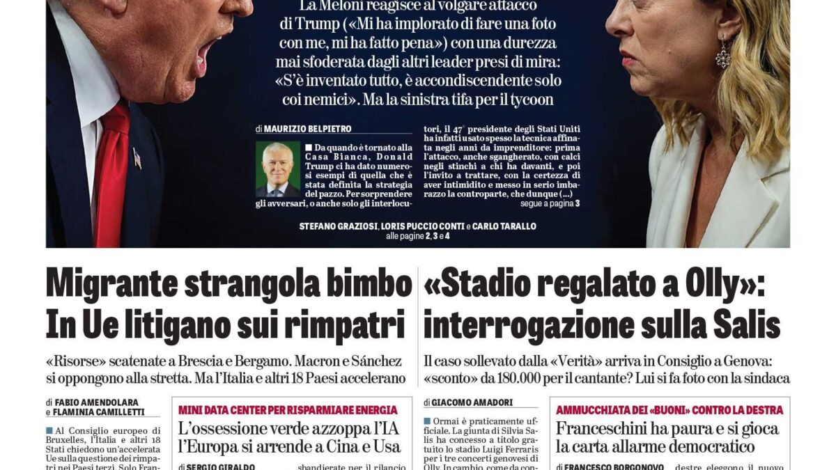 Oggi in edicola