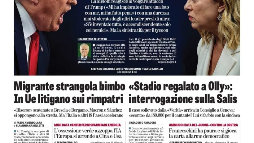Oggi in edicola