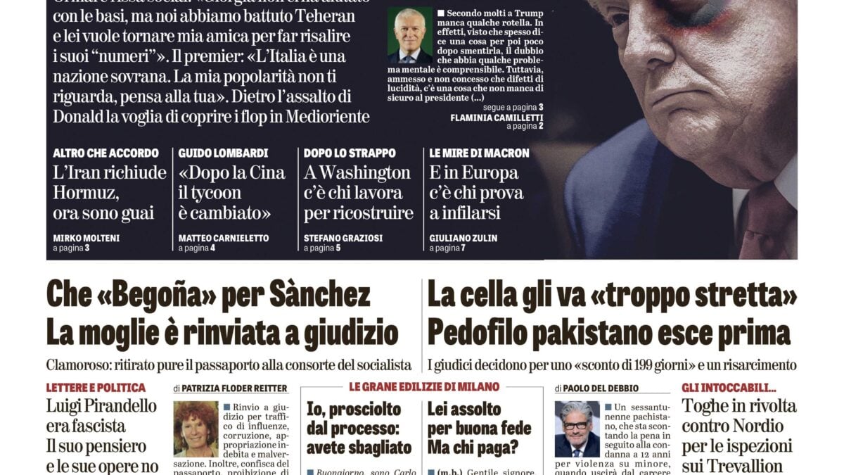 Oggi in edicola