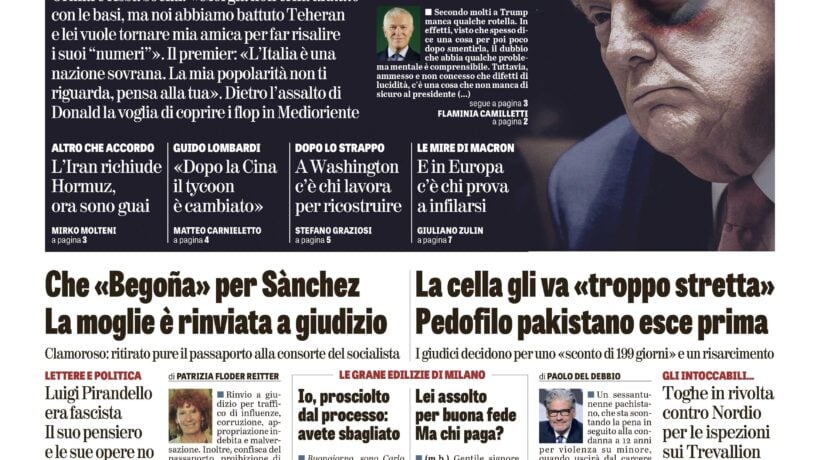 Oggi in edicola