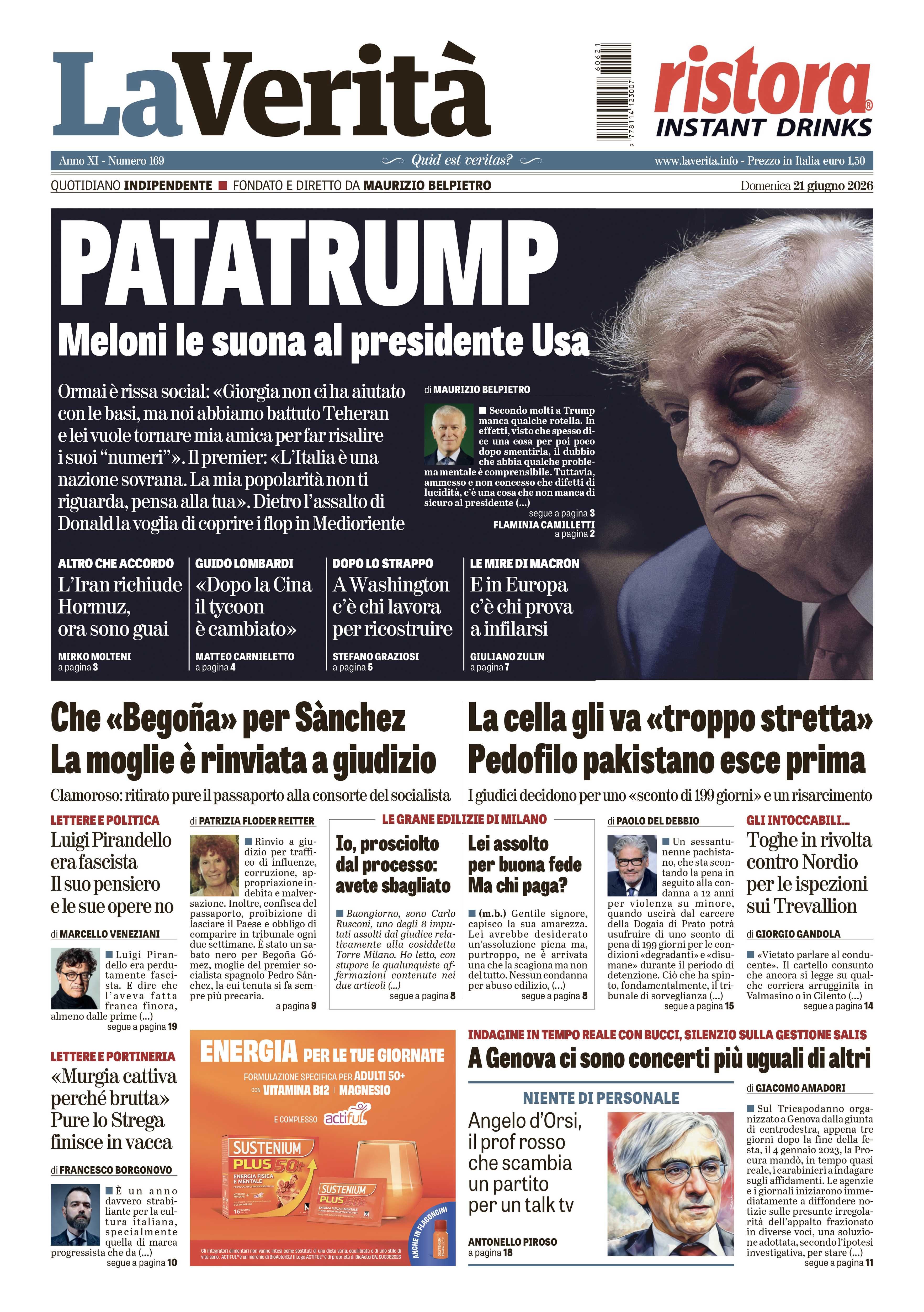 Oggi in edicola