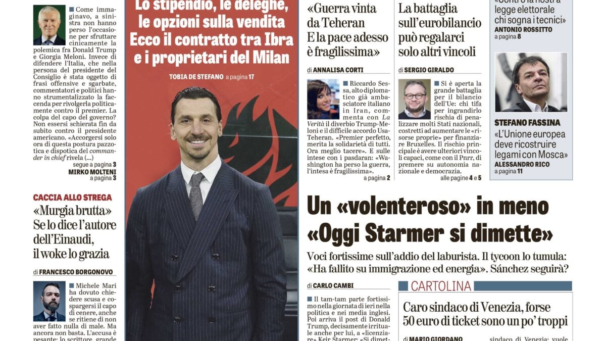 Oggi in edicola
