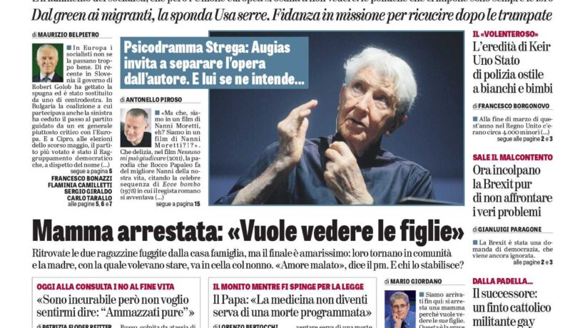 Oggi in edicola