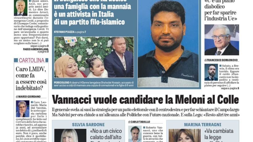 Oggi in edicola