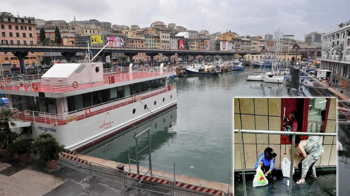 Genova ripulita per il sopralluogo, finita la visita torna subito il degrado