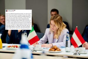 Trump insiste, Meloni lo zittisce: «L’Italia è una nazione sovrana»