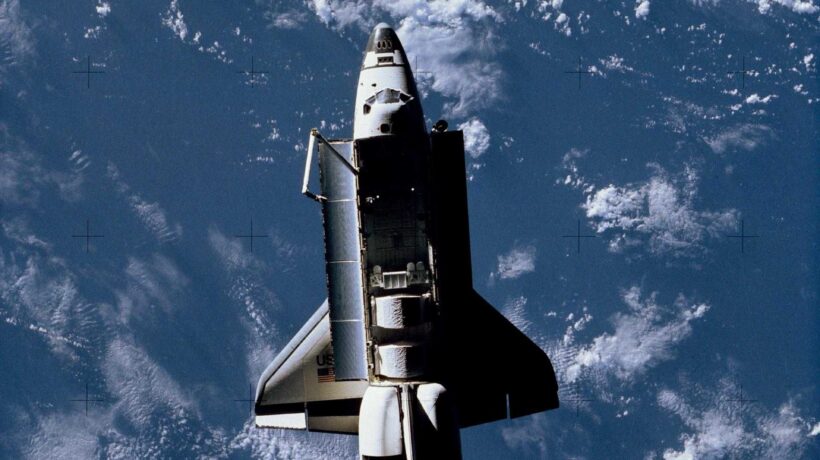 Lo Shuttle «Challenger» durante la missione STS-7 (Nasa)