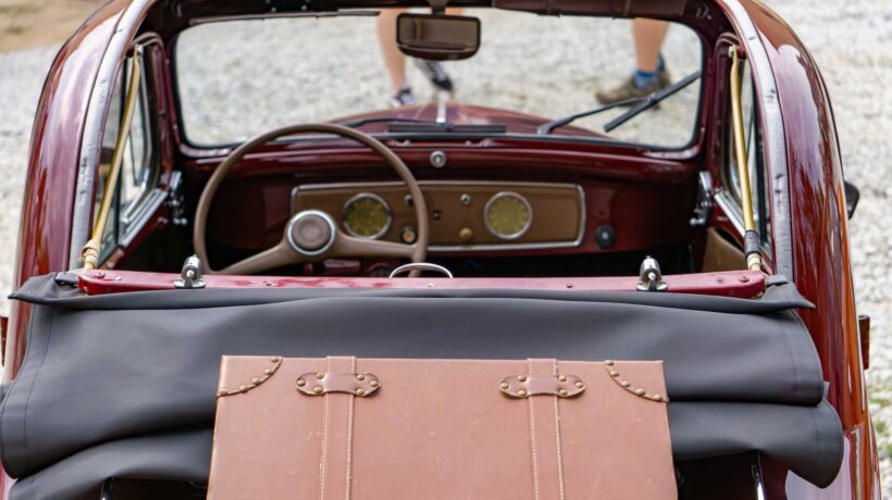 L'interno di una «500 C» convertibile (iStock)