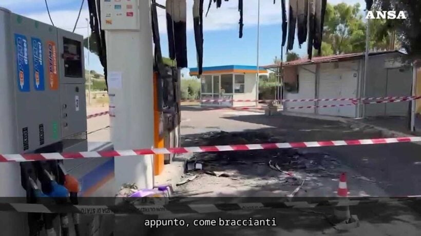 Amendolara: nel distributore dove sono stati uccisi i quattro braccianti