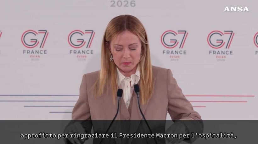 Meloni: «Soddisfatta del G7, convergenze non scontate un’ottima notizia»