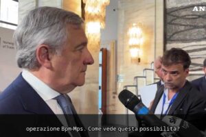 Tajani su Intesa-Mps: «Sistema bancario vivace e più forte dopo la crisi»