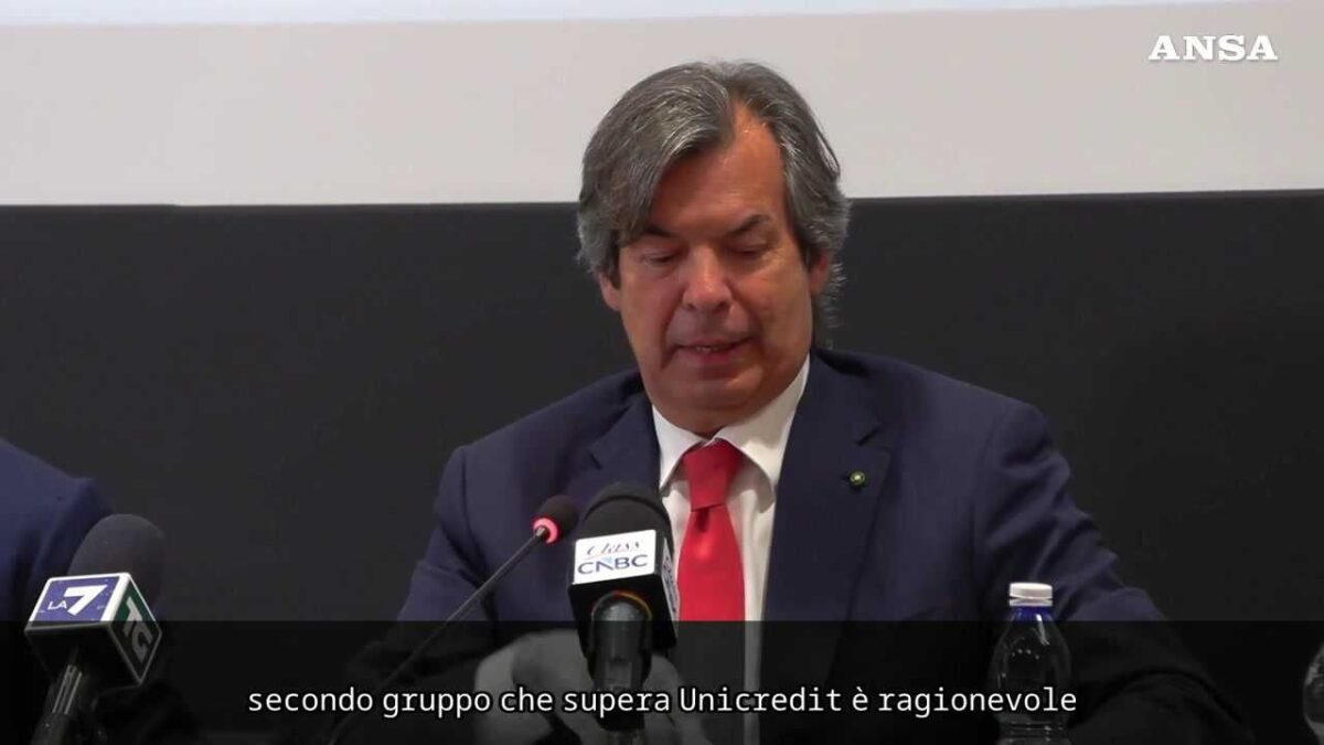 Intesa-Mps, Messina: «Pronti ad andare fino in fondo»
