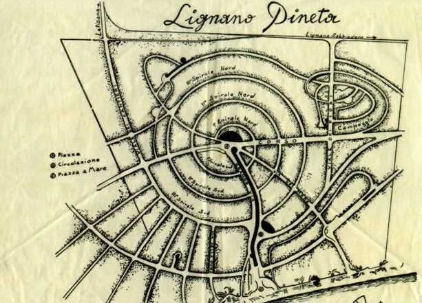 La pianta a spirale di Lignano Pineta