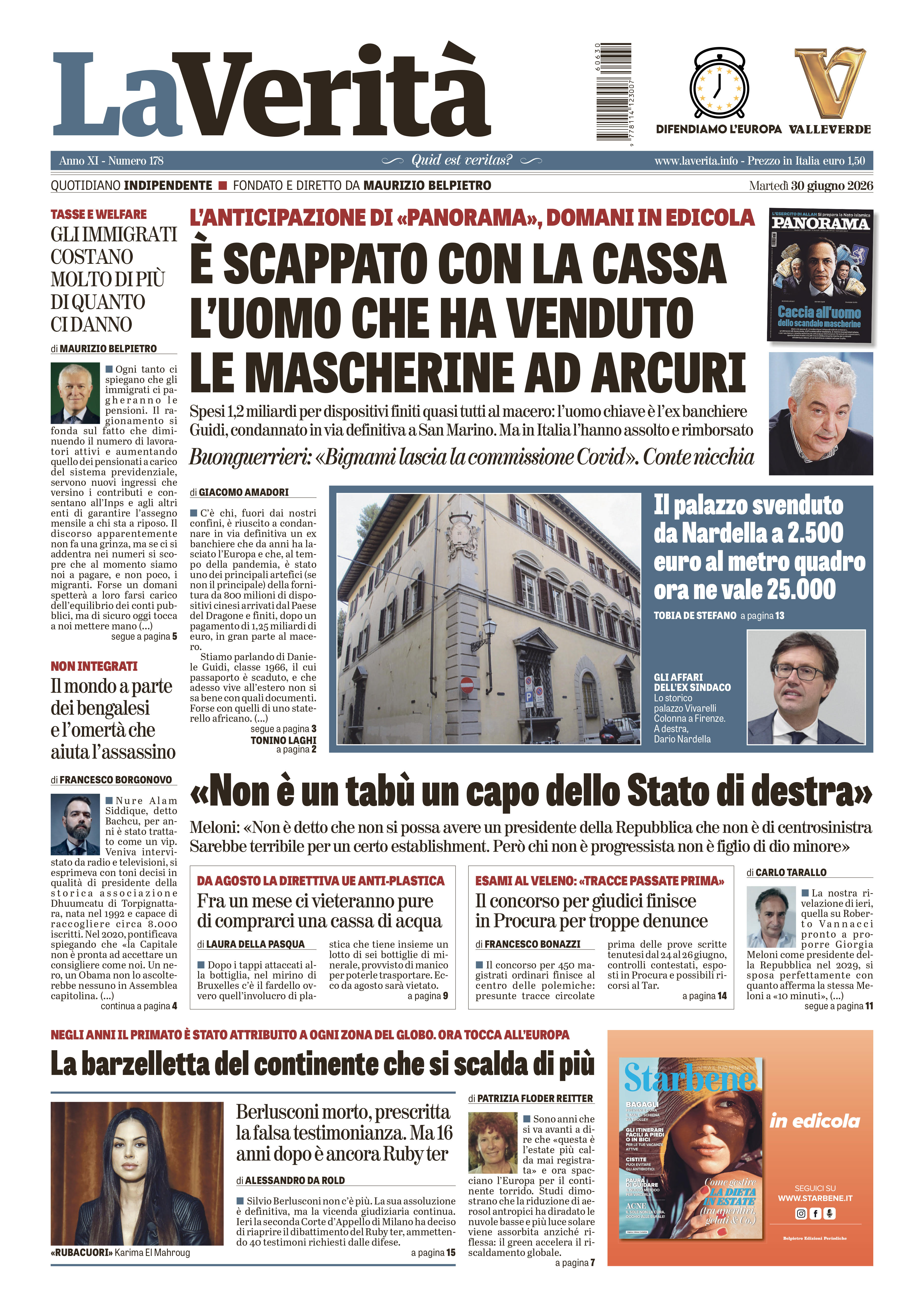 Oggi in edicola