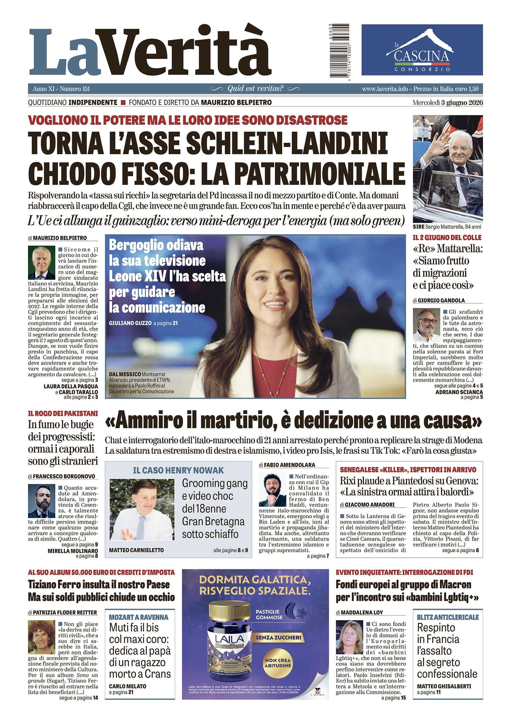 Oggi in edicola