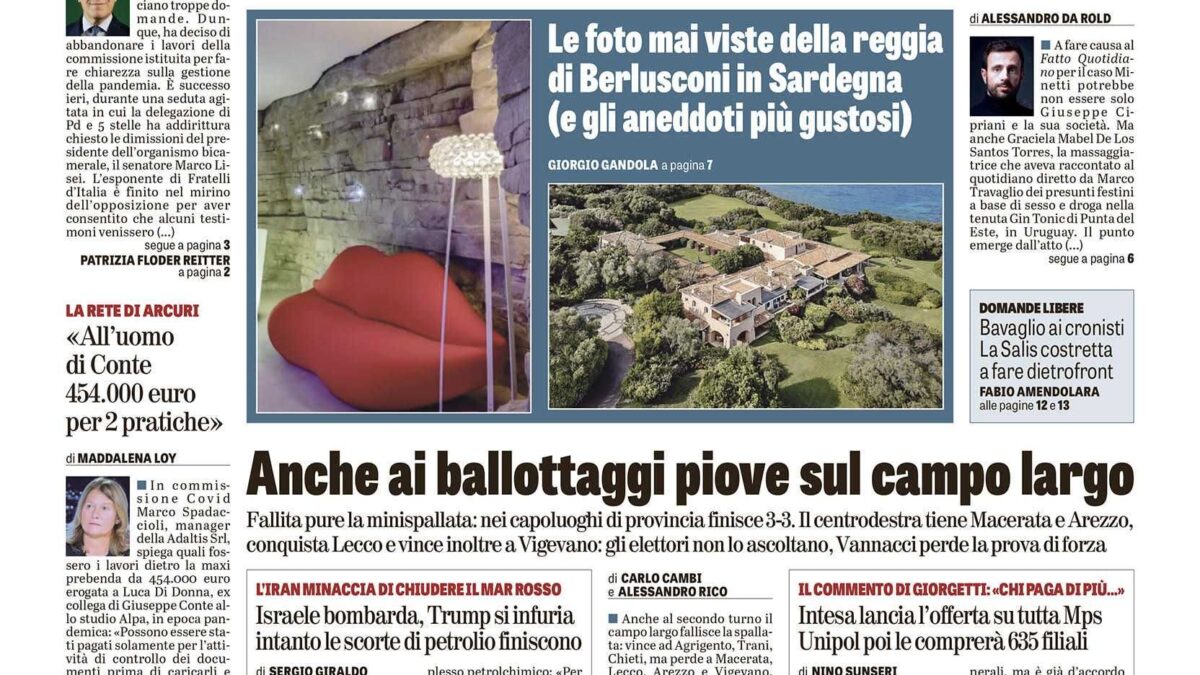 Oggi in edicola