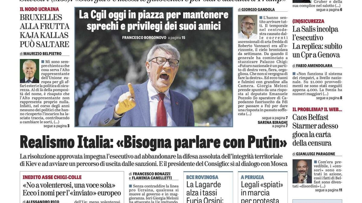 Oggi in edicola