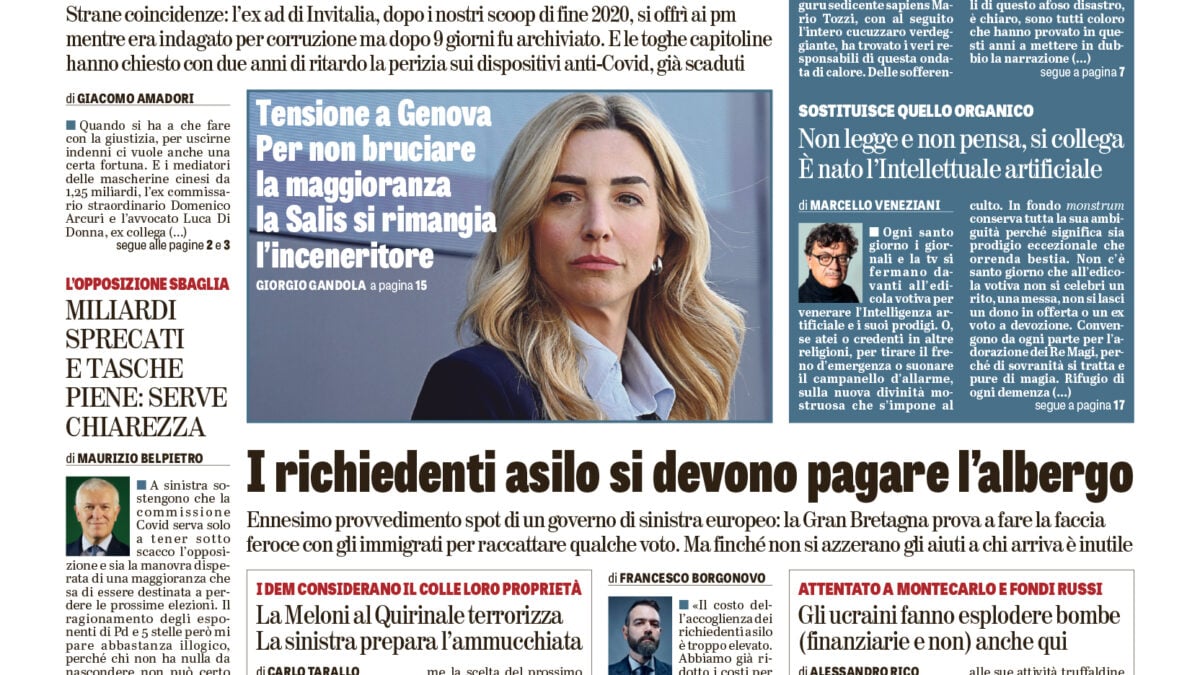 Oggi in edicola