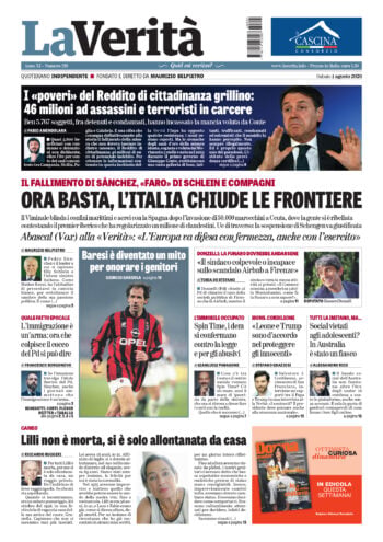 Oggi in edicola