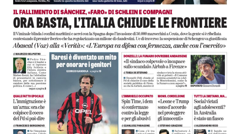 Oggi in edicola