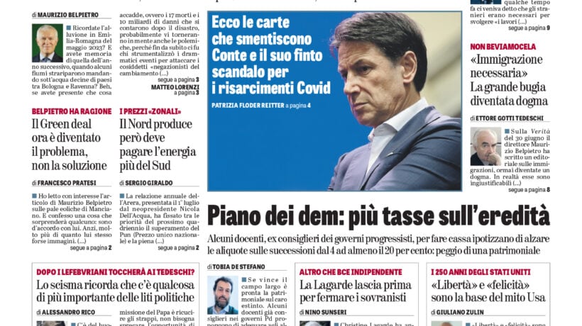 Oggi in edicola