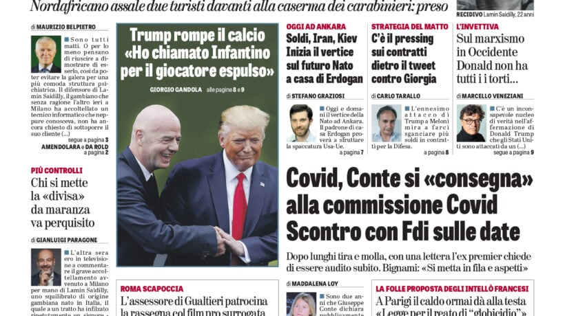 Oggi in edicola