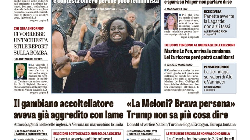 Oggi in edicola