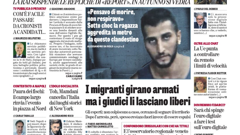 Oggi in edicola