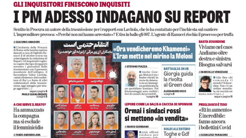 Oggi in edicola