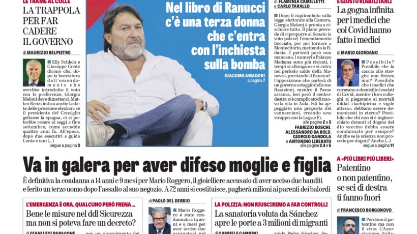 Oggi in edicola