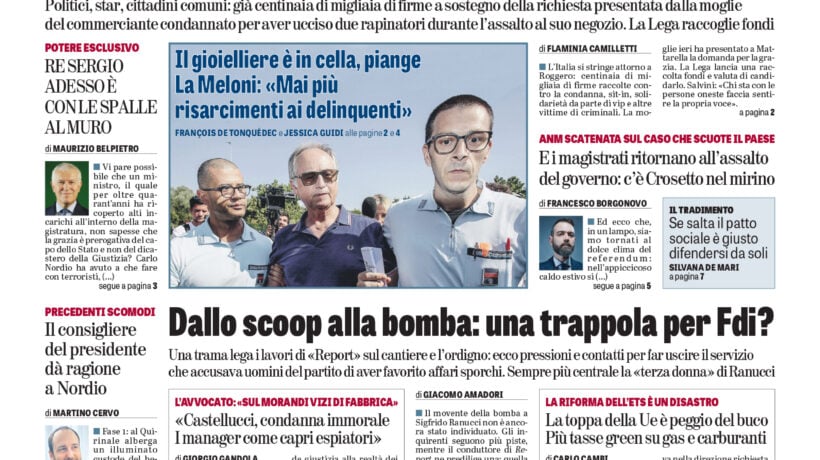 Oggi in edicola