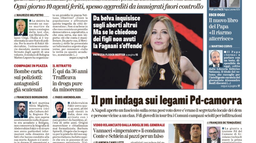 Oggi in edicola