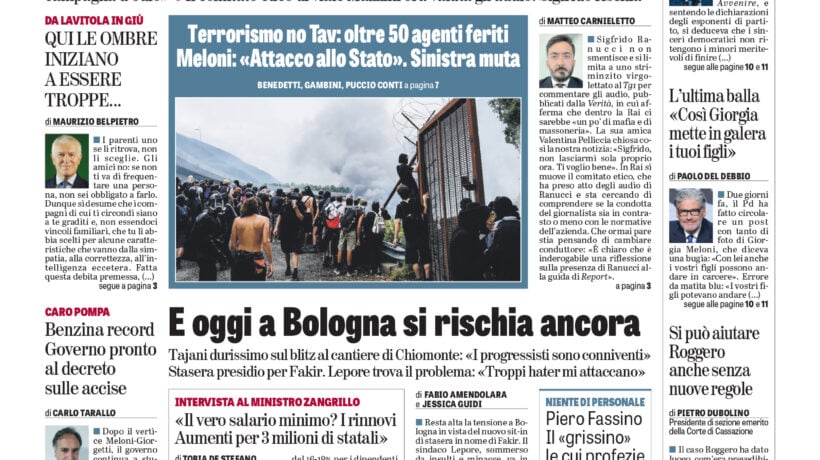Oggi in edicola