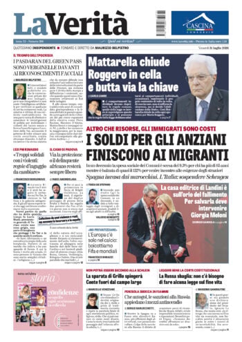 Oggi in edicola