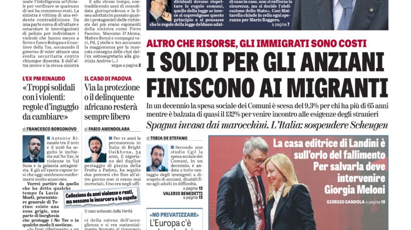 Oggi in edicola