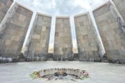 Armenia. Yerevan. Memoriale del genocidio armeno sulla collina di Tsiternakaberd