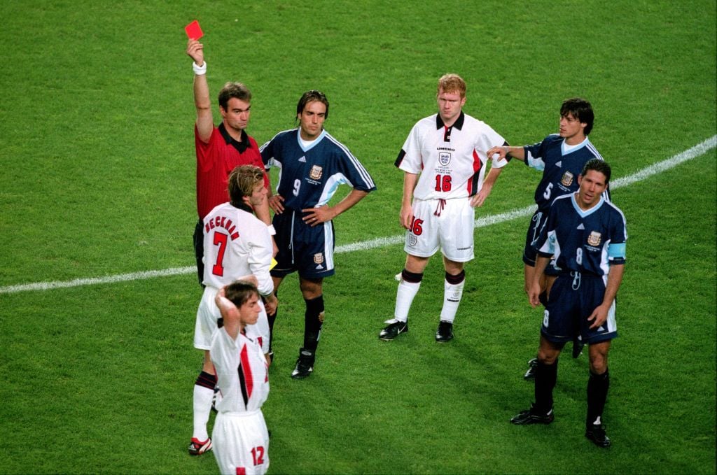 mondiali 1998 argentina inghilterra beckham