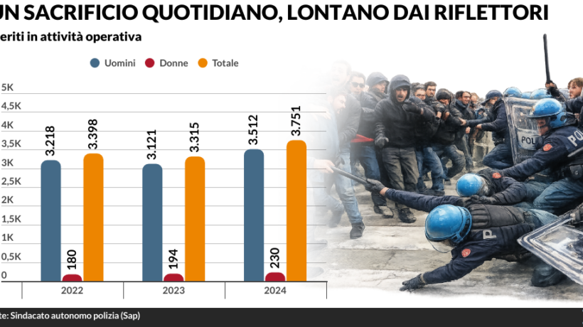 Agenti sotto assedio: ogni giorno 10 feriti