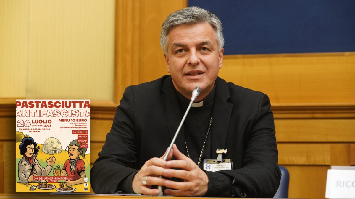 Il vescovo di Ascoli imbocca l’Anpi. Confermata la pasta antifascista