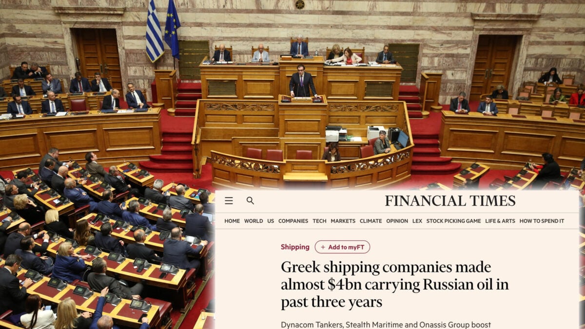 Petrolio, ai greci 3,3 miliardi per scortare barili russi