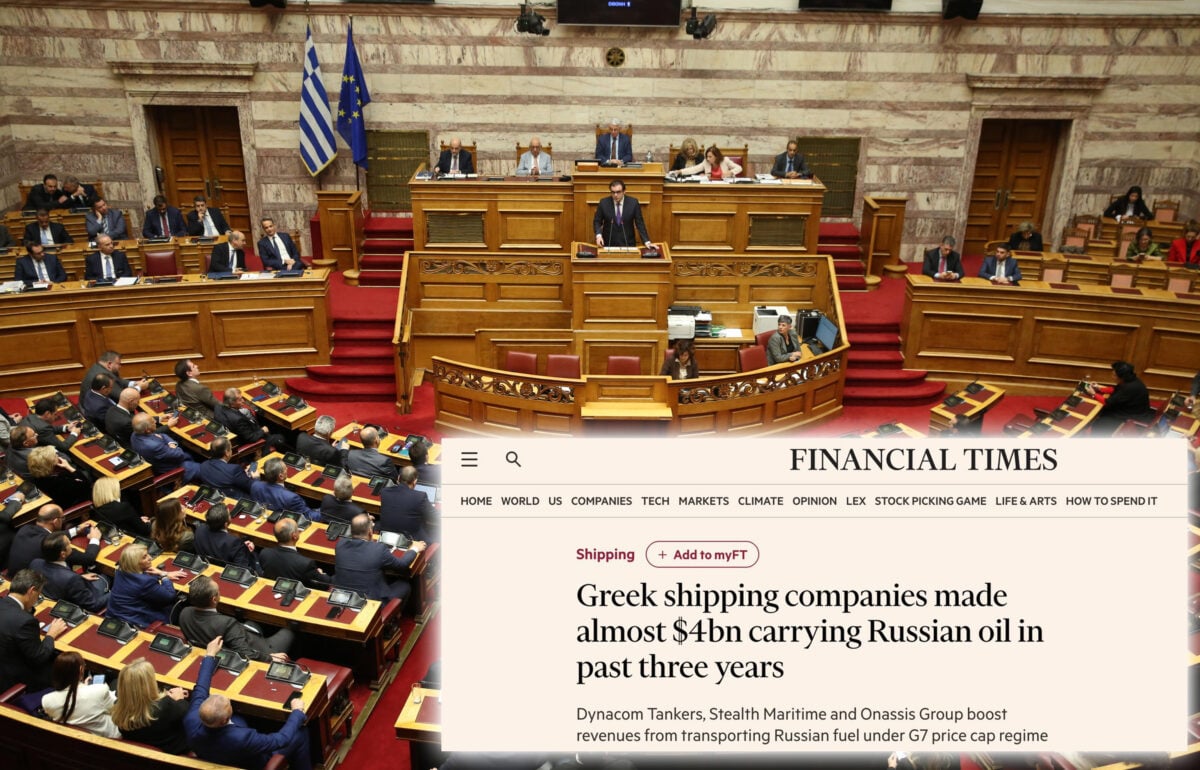 Petrolio, ai greci 3,3 miliardi per scortare barili russi