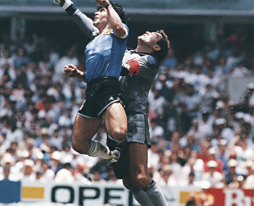 argentina inghilterra maradona mano de dios