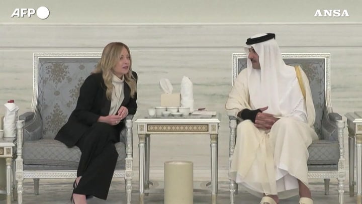 Meloni a Doha alla cerimonia per la morte di Al Thani