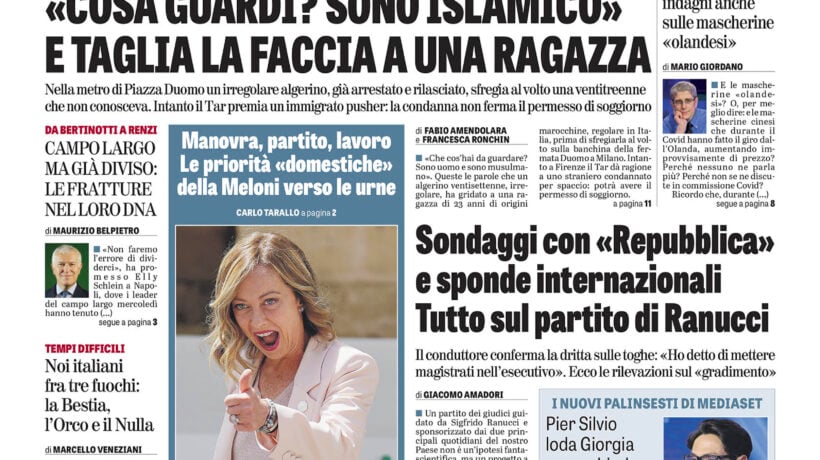 Oggi in edicola