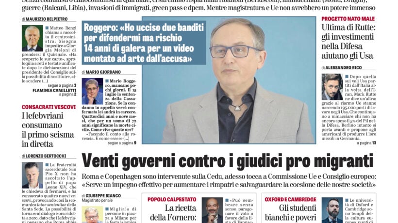 Oggi in edicola