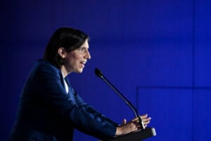 Il segretario del Pd Elly Schlein