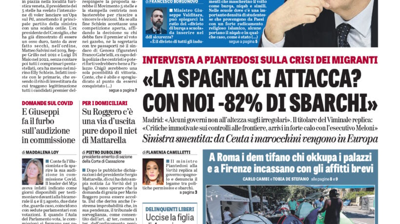 Oggi in edicola