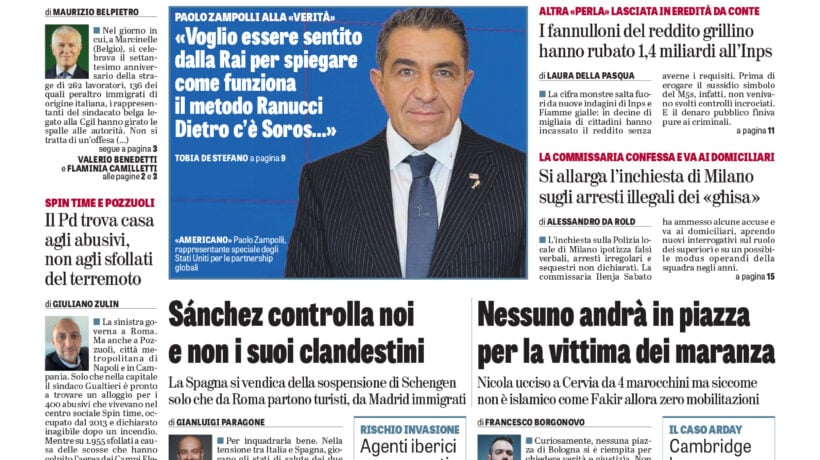 Oggi in edicola
