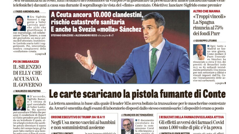 Oggi in edicola