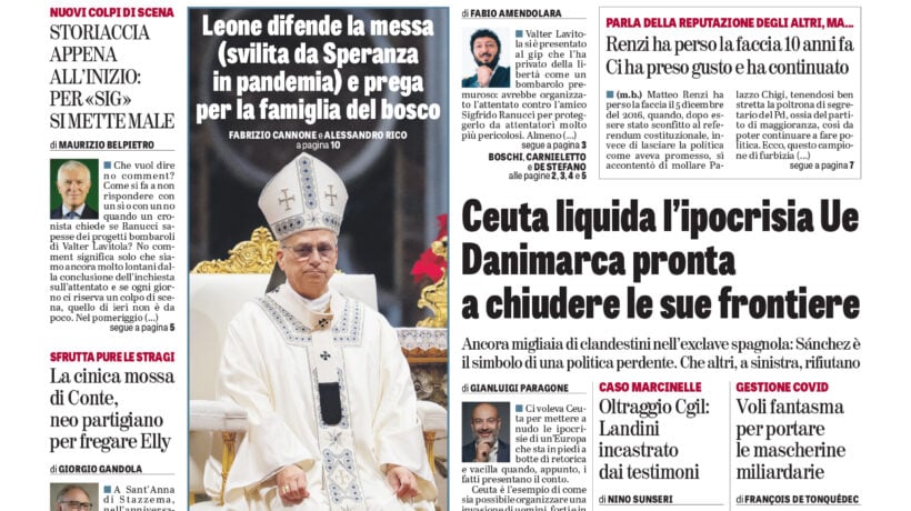 Oggi in edicola